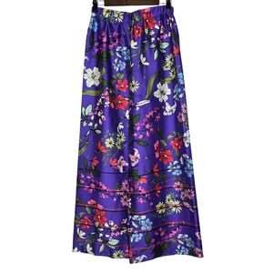 Floral Purple Trousers